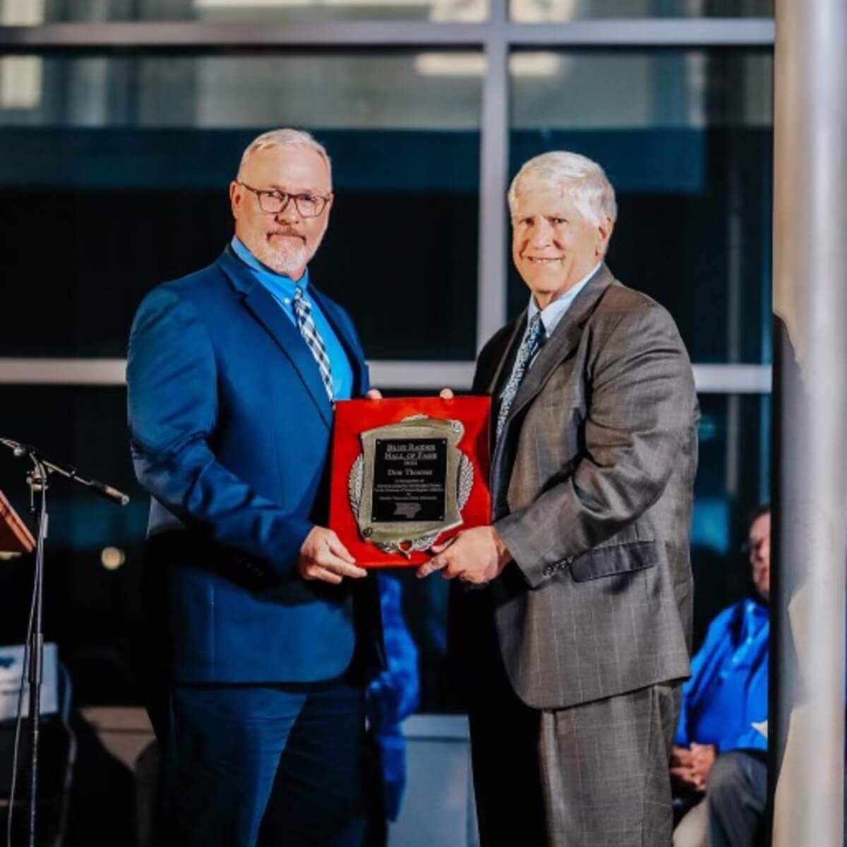 Don Thomas inducted into the Hall of Fame Waltz.