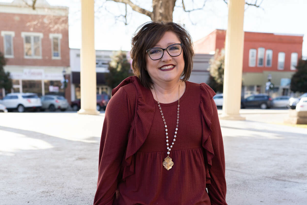 Kristy Towry Clark Looks Expectantly for Good All Around Her