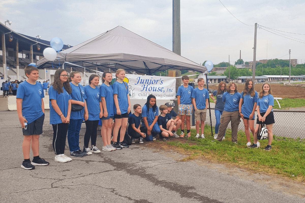 Students, Schools, and Local Organizations Rally Together for the Cause at Blue Ribbon Walk.
