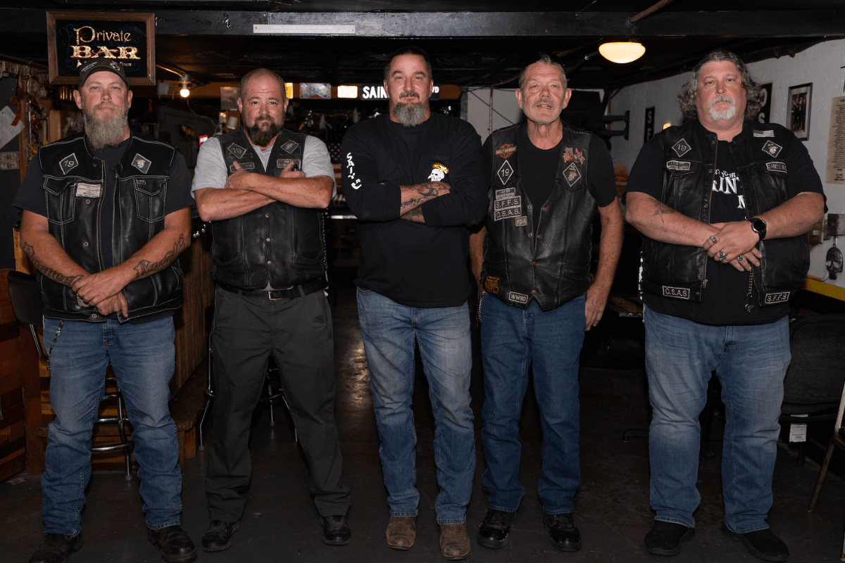 The Saints Motorcycle Club Spends Christmas Day Serving the Community.