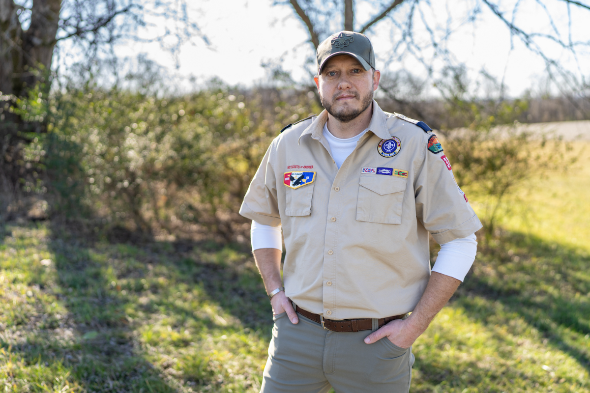 Cubmaster Robert Harvell Sparks Connections to Nature and the World.