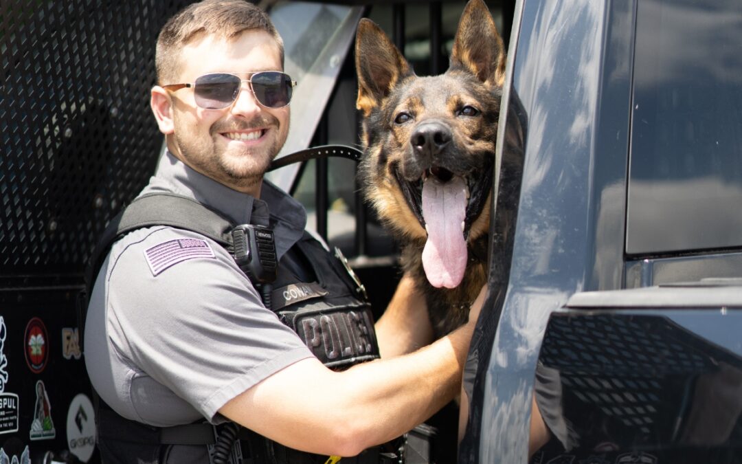 Bailey Cowan: K-9 handler