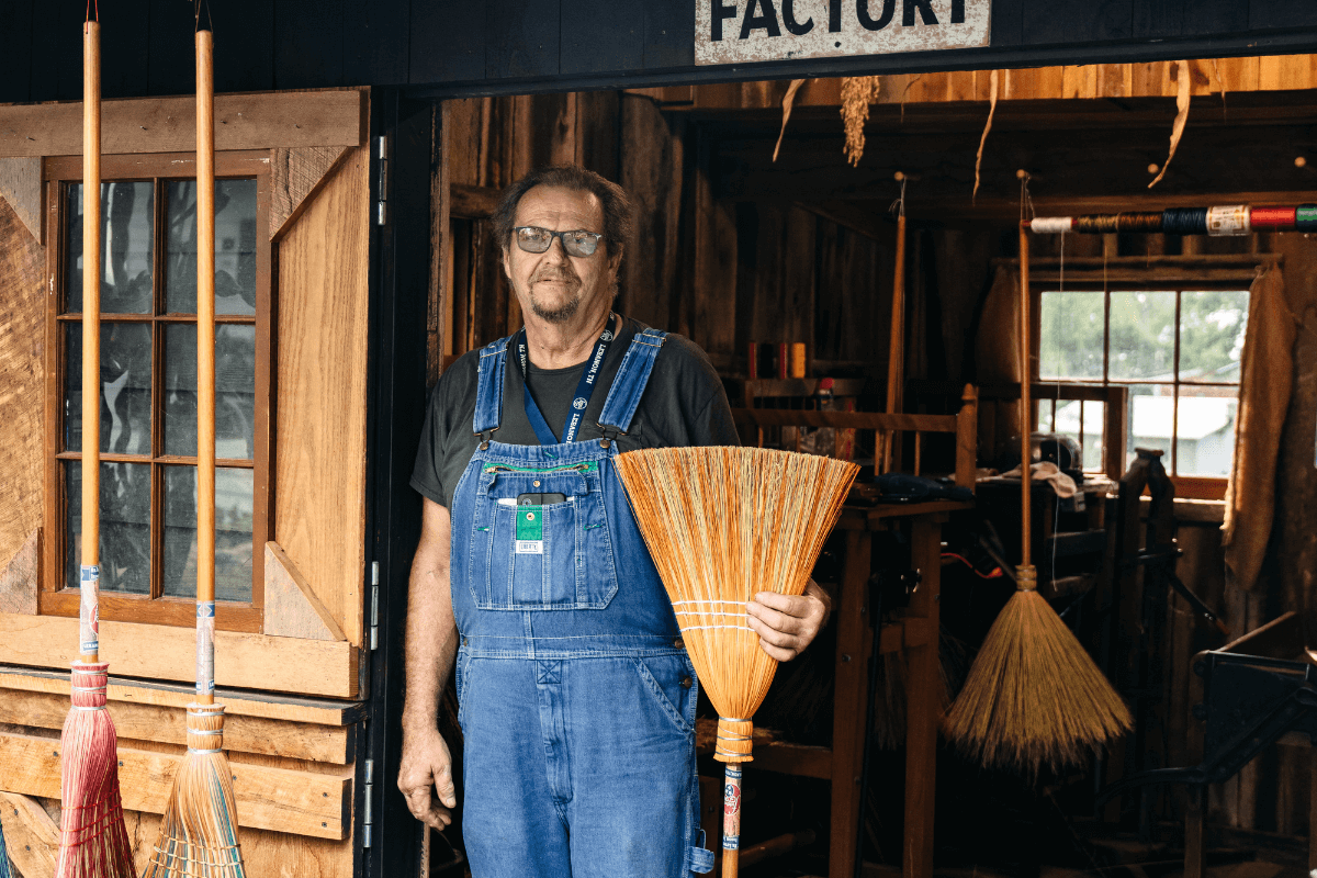 Joel Jernigan: Second-generation broom maker keeps traditions alive