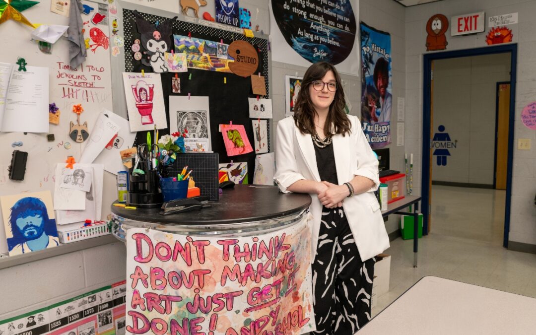 Leslie Brown: Born to teach through art