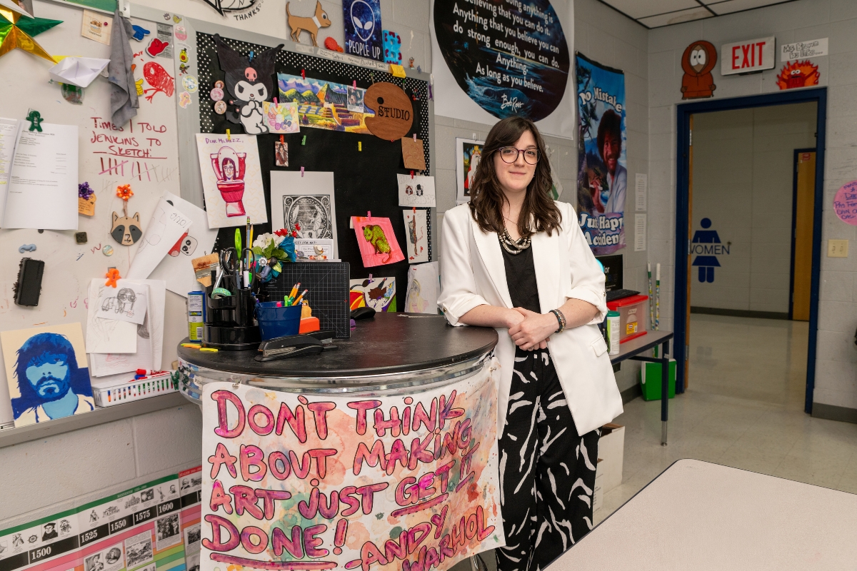 Leslie Brown: Born to teach through art