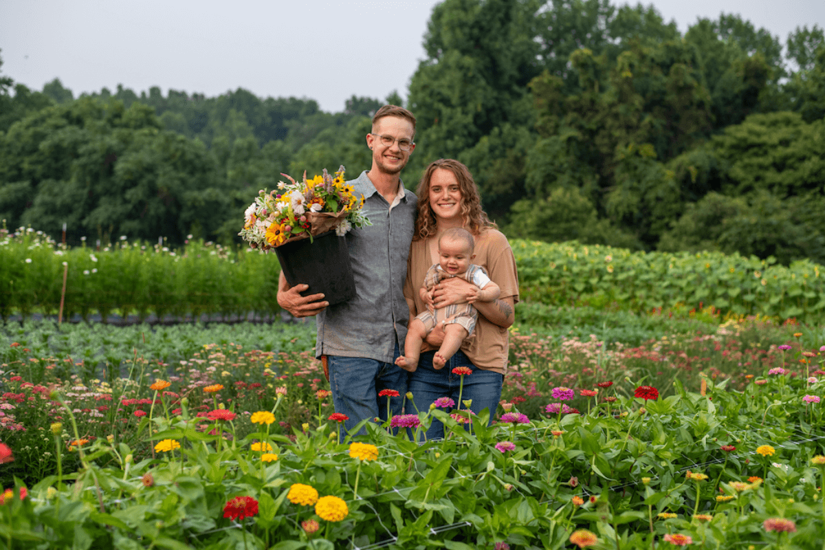 Will and Kristin’s Love for the Land Blooms Into a Community Hub at Their Thriving Southern Flora Farms.