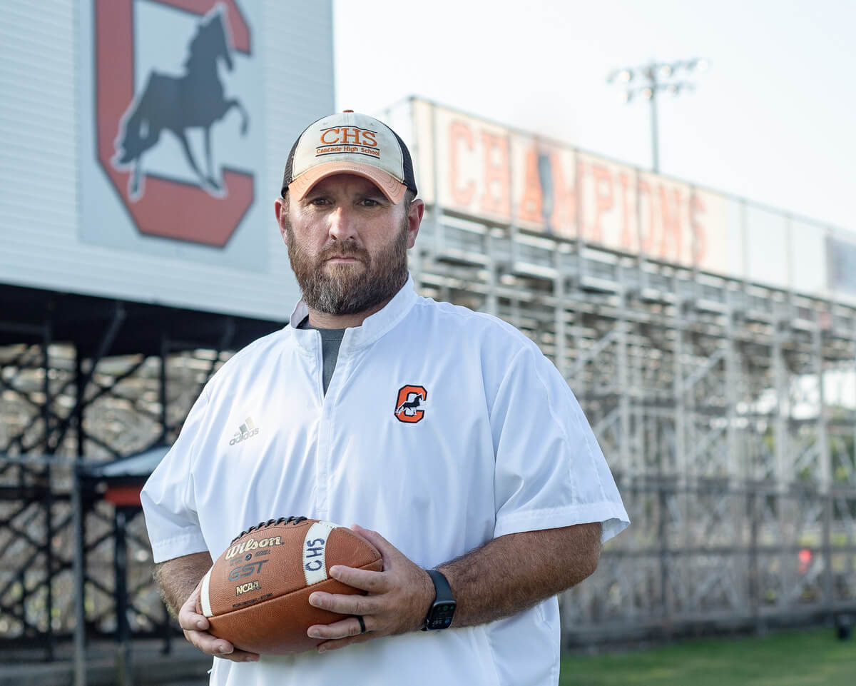 Coach Jake Tyre Connects With His Players to Give Them the Building Blocks to Success.