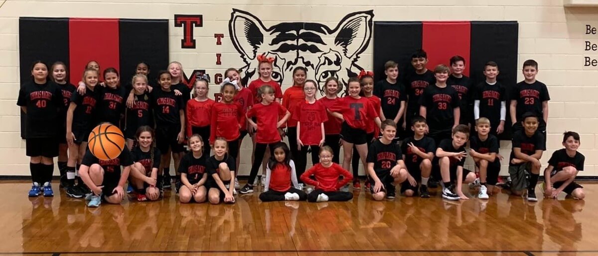 Coach Chris Lawson and Coach Kyle Turnham Lead a Successful Elementary Basketball League.