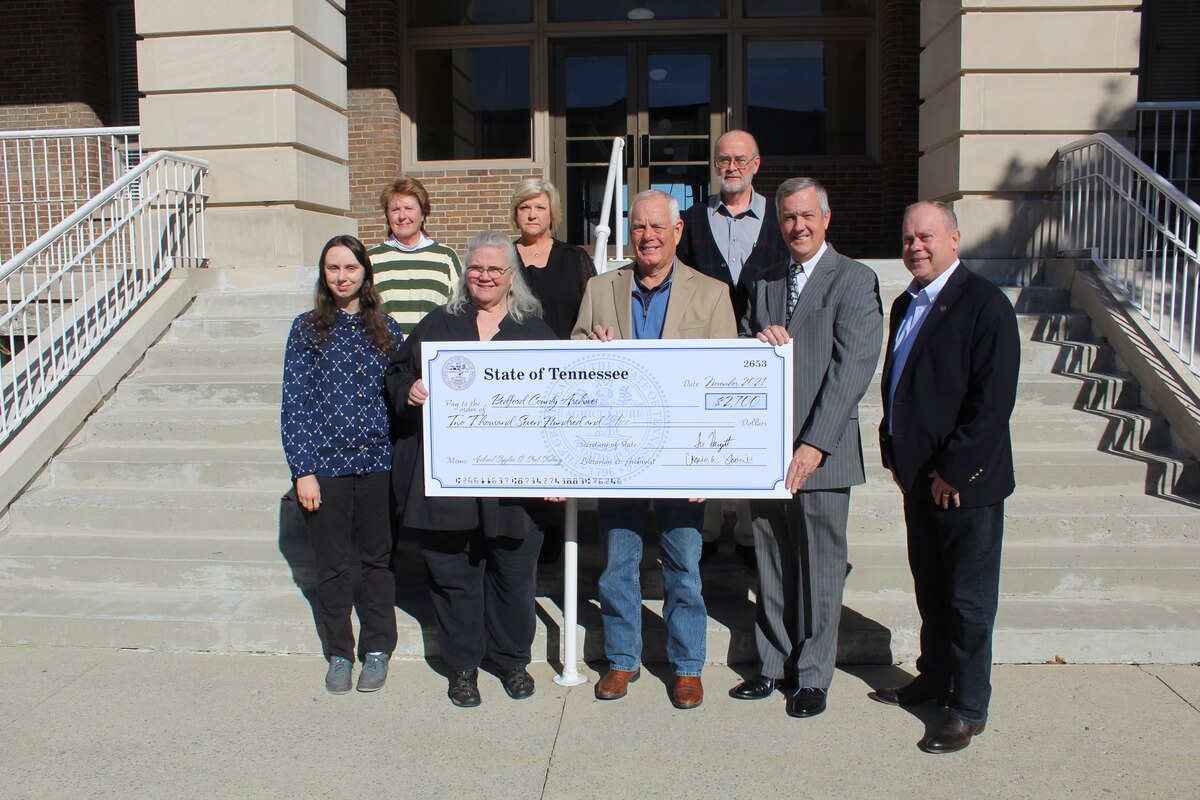 Bedford County Officials Strive to Keep the Public Informed by Live Streaming Video of Public Meetings and Celebrating a Recent Visit by Secretary of State Tre Hargett