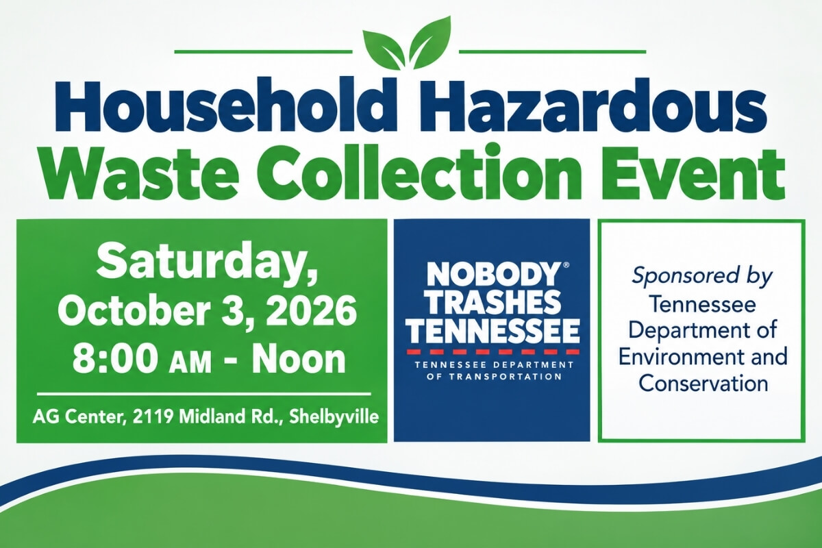 Solid Waste Department: Annual Household Hazardous Waste Day is Oct. 3