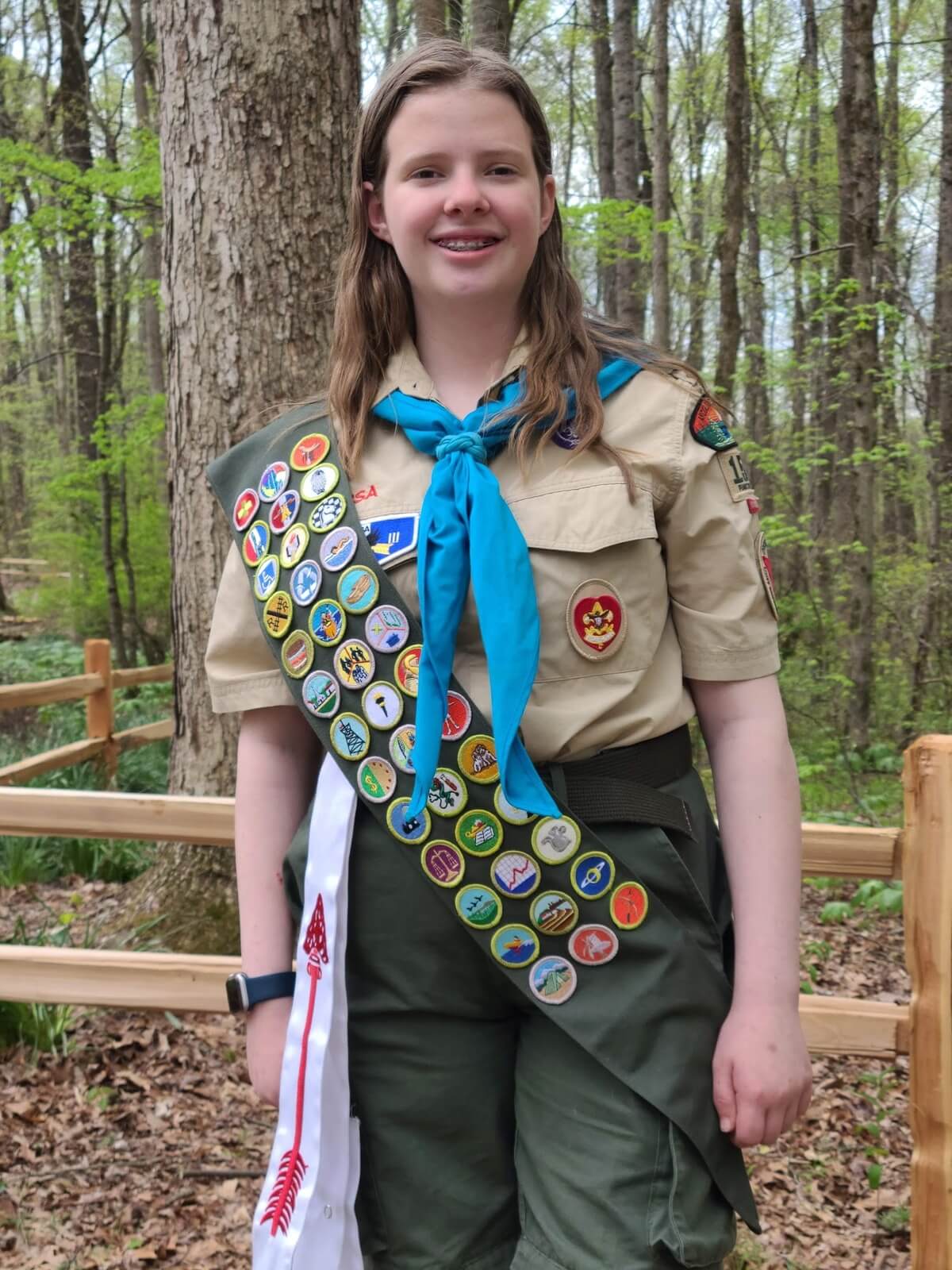 K Brown Scout uniform