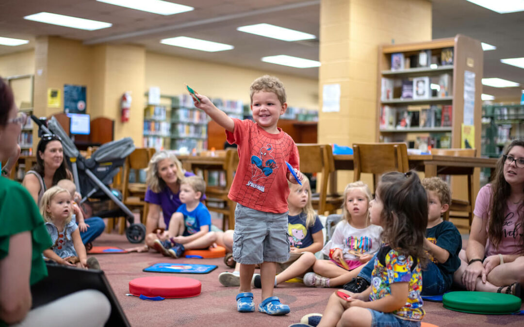 Excitement and noise… in a library?