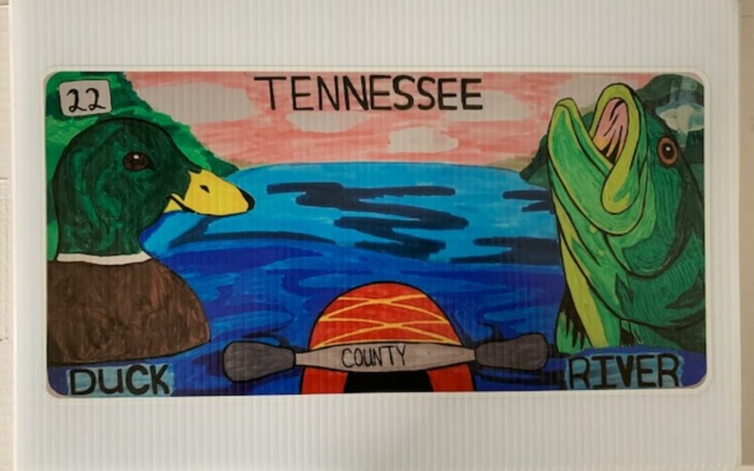 River Life specialty license plate