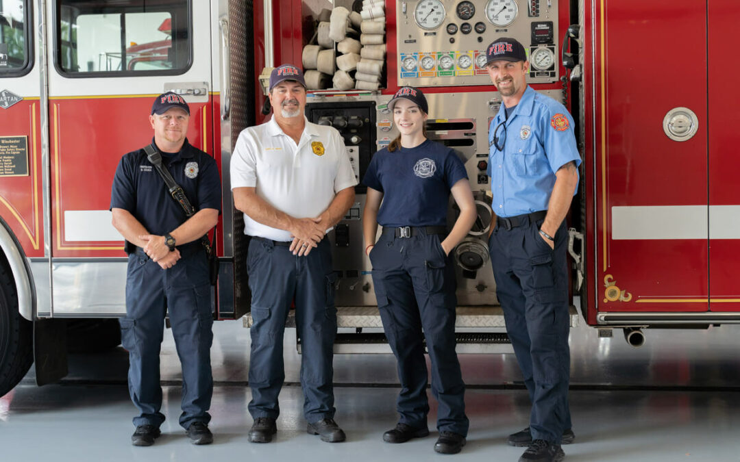 Mackenzie Caldwell Makes History at the Winchester Fire Department.