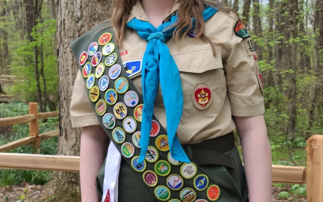 Kaitlyn Brown Earns the Title of the Area’s First Female Eagle Scout