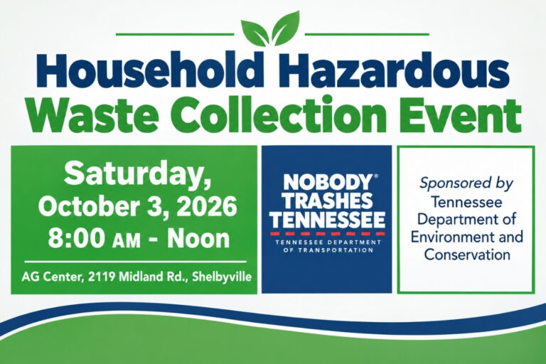 Solid Waste Department: Annual Household Hazardous Waste Day is Oct. 3