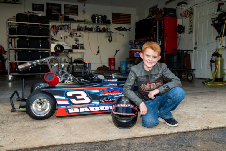 Easton “Kid Rocket” Daddio: Childhood meets the checkered flag